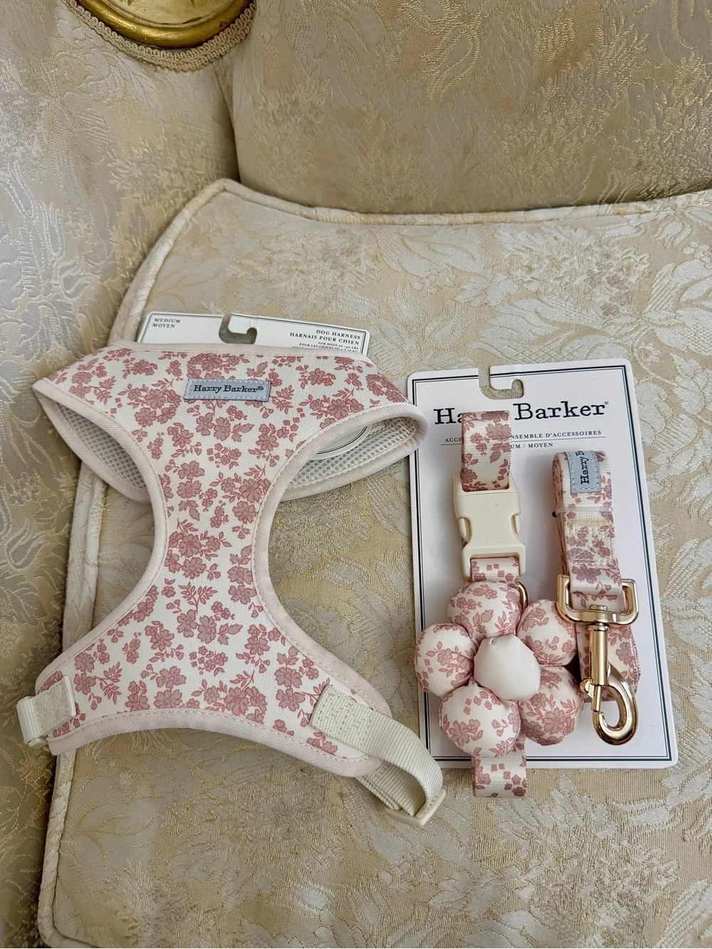 Harry barker floral dog leash